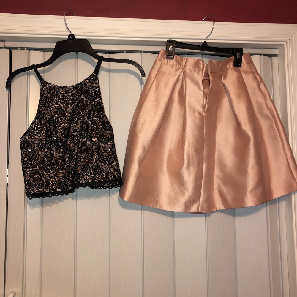 Two piece formal dress